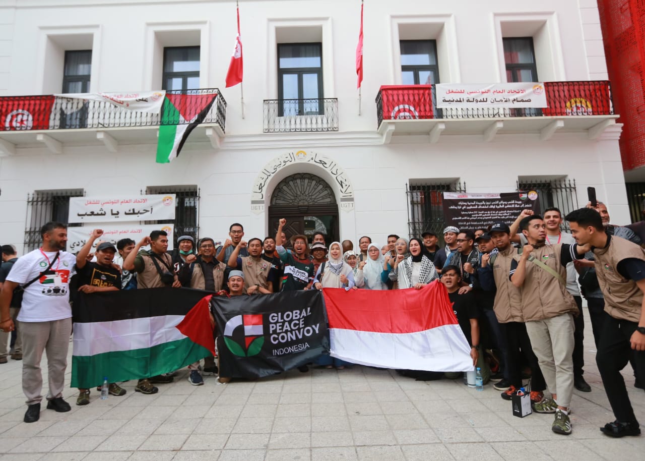 Misi Non-Kekerasan IGPC Indonesia Menuju Gaza dari Tunisia