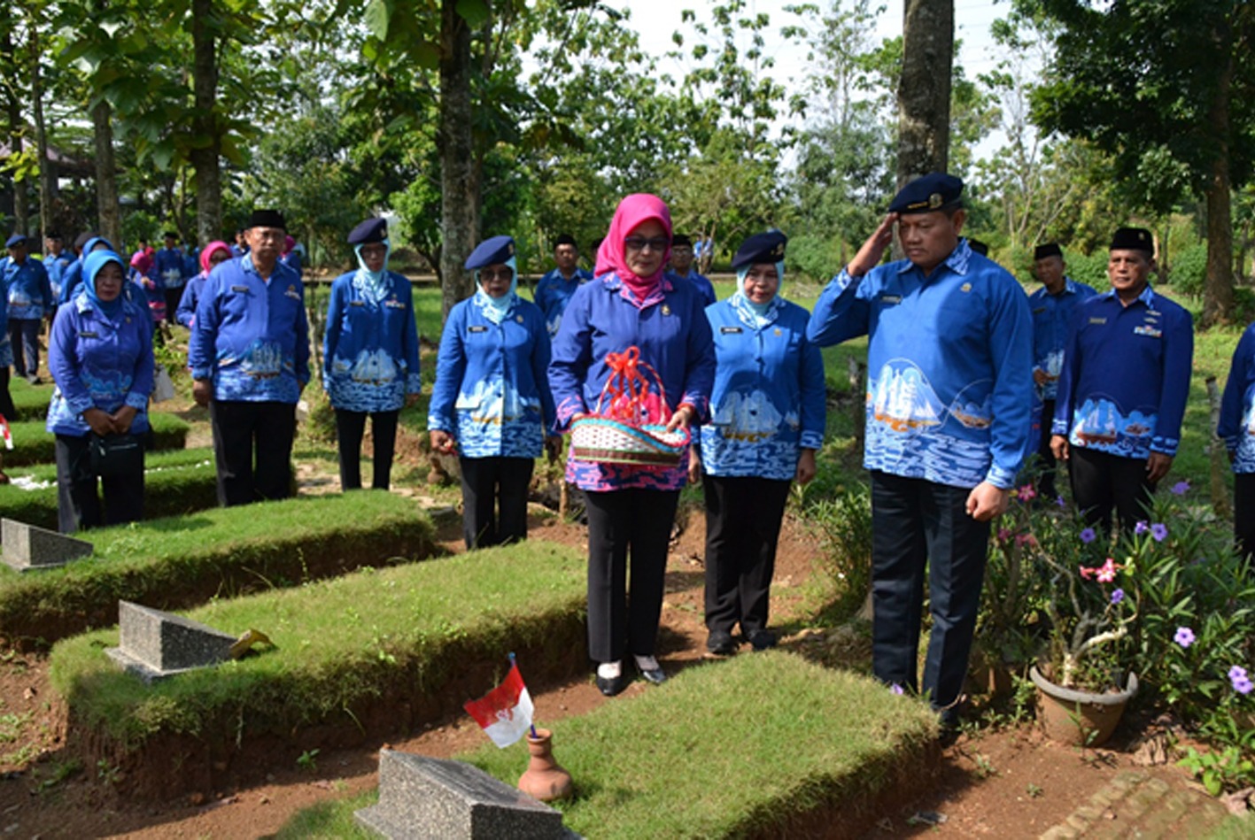 Menjelang HUT ke-39, PPAL Ziarah ke Taman Makam Bahagia TNI AL Jonggol