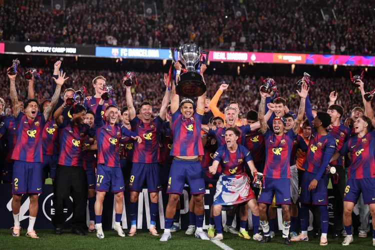Barcelona Kunci Gelar LaLiga Usai Tumbangkan Real Madrid di El Clasico