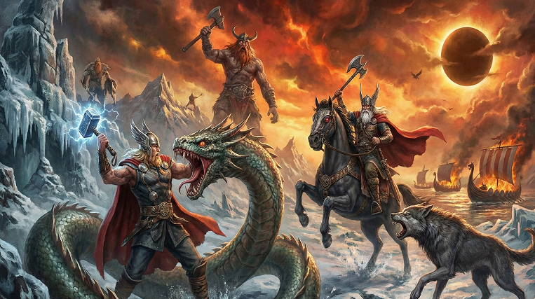Ragnarök Dipandang Ulang: Bukan Kiamat, Melainkan Siklus Regenerasi Kosmik