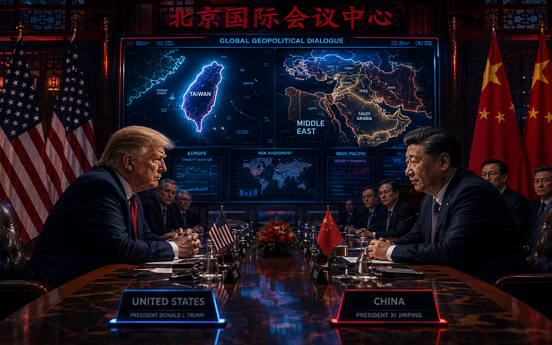 Trump dan Xi Jinping Bahas Taiwan hingga Konflik Iran dalam Pertemuan Tertutup di Beijing