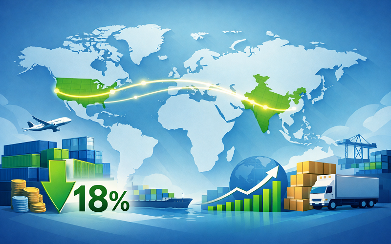 Kesepakatan Dagang AS–India: Tarif Diperkecil ke 18% dan Dampaknya pada Perdagangan Global