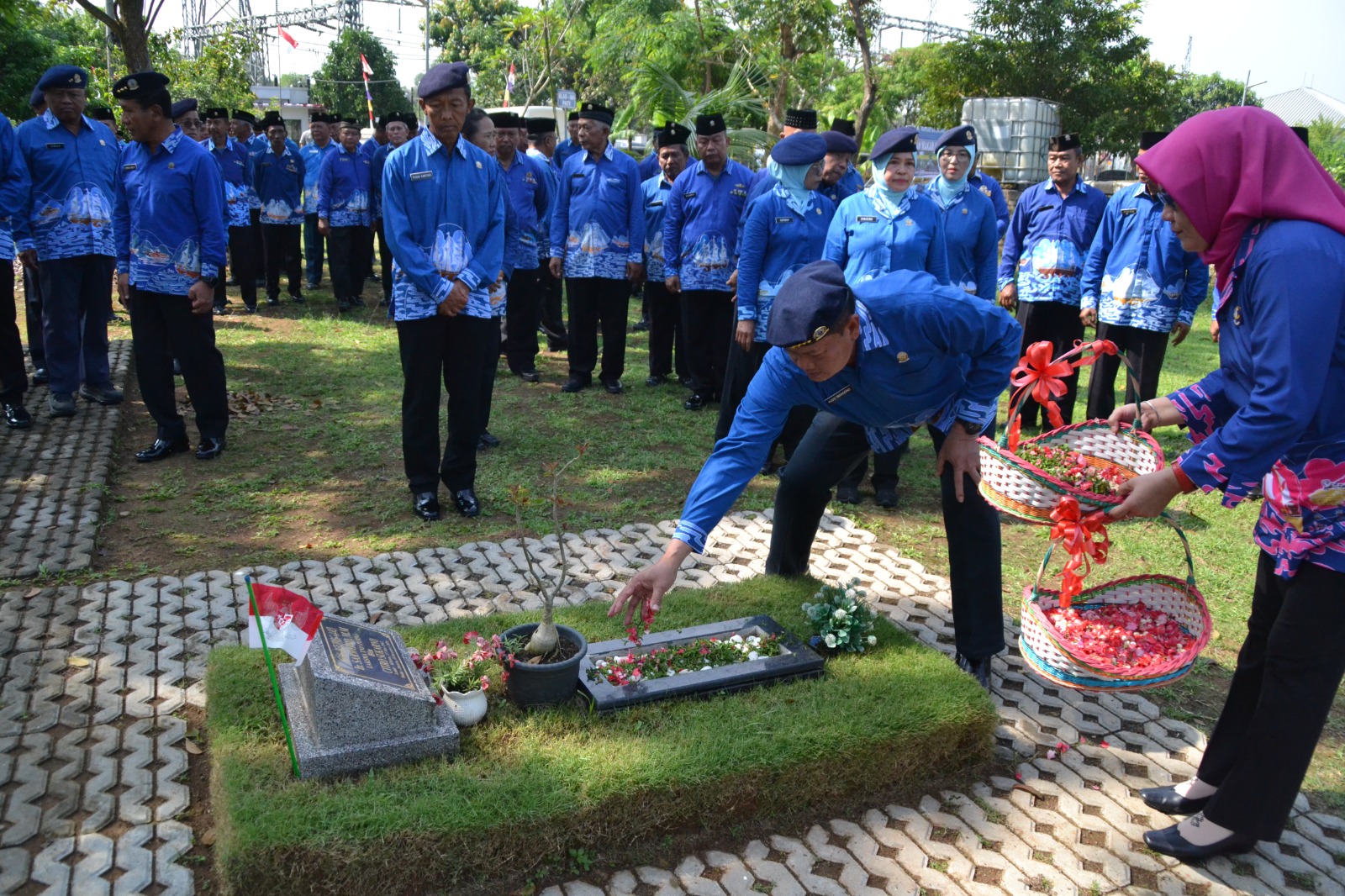 Menjelang HUT ke-39, PPAL Ziarah ke Taman Makam Bahagia TNI AL Jonggol