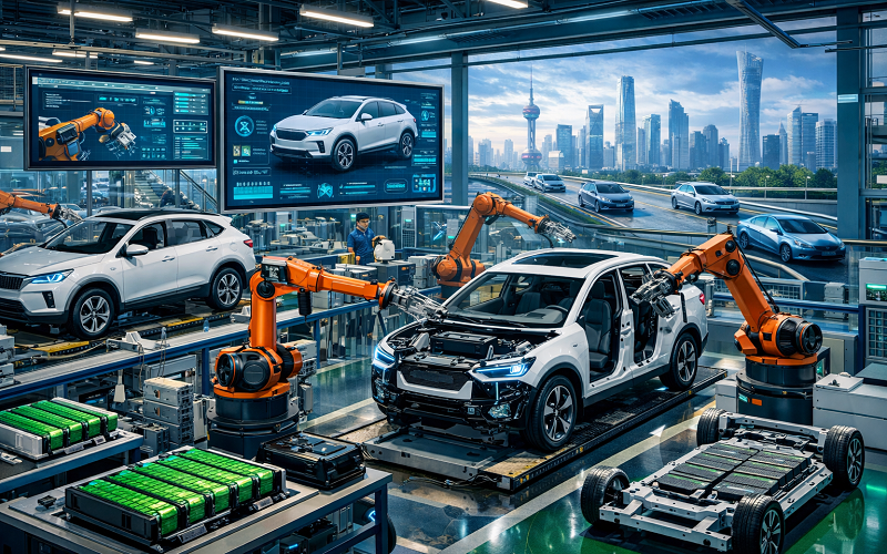 Transformasi Industri Otomotif Tiongkok: Dari Manufaktur Tradisional ke Revolusi Kendaraan Listrik dan Digital